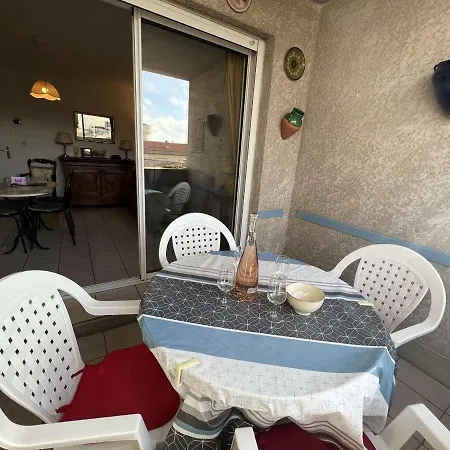T2 En Centre-ville Avec Piscine, Terrasse Et Parking, A 500m De La ! - Fr-1-701-29 Apartment Valras-Plage
